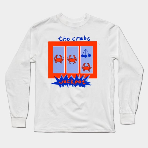 The Crabs Jackpot Sarah Dougher Long Sleeve T-Shirt by Luckythelab